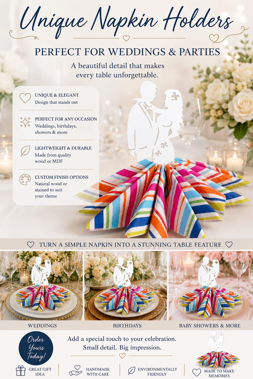 Couple Napkin Holder