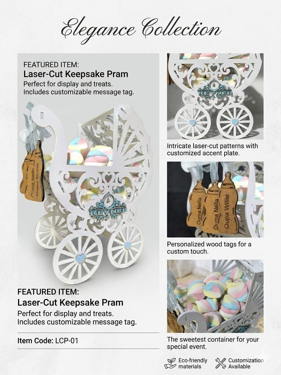 Decorative Vintage Baby Stroller / Carriage