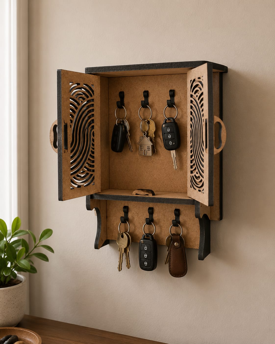 Wall Mounted Key Cabinet