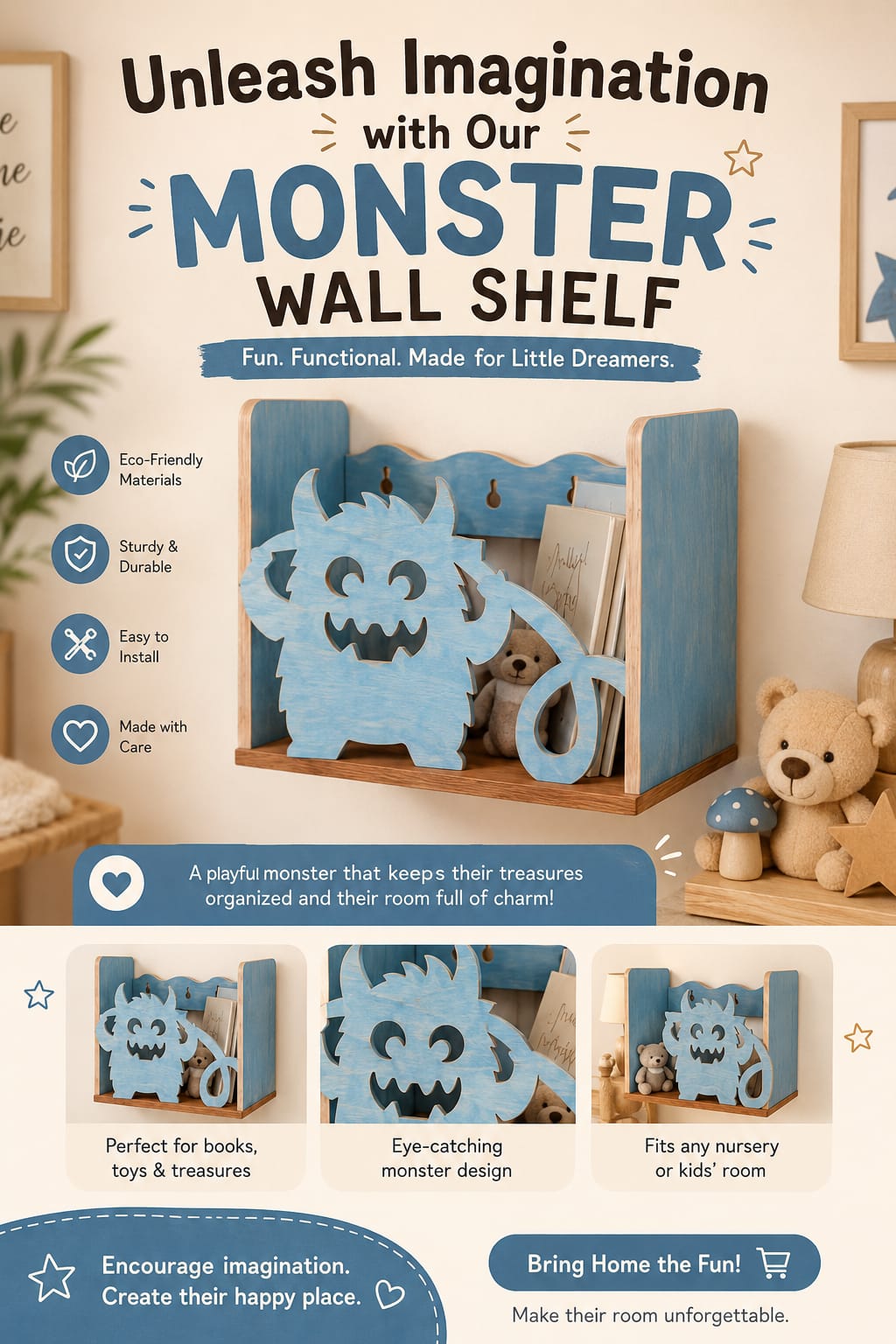Monster Wall Shelf