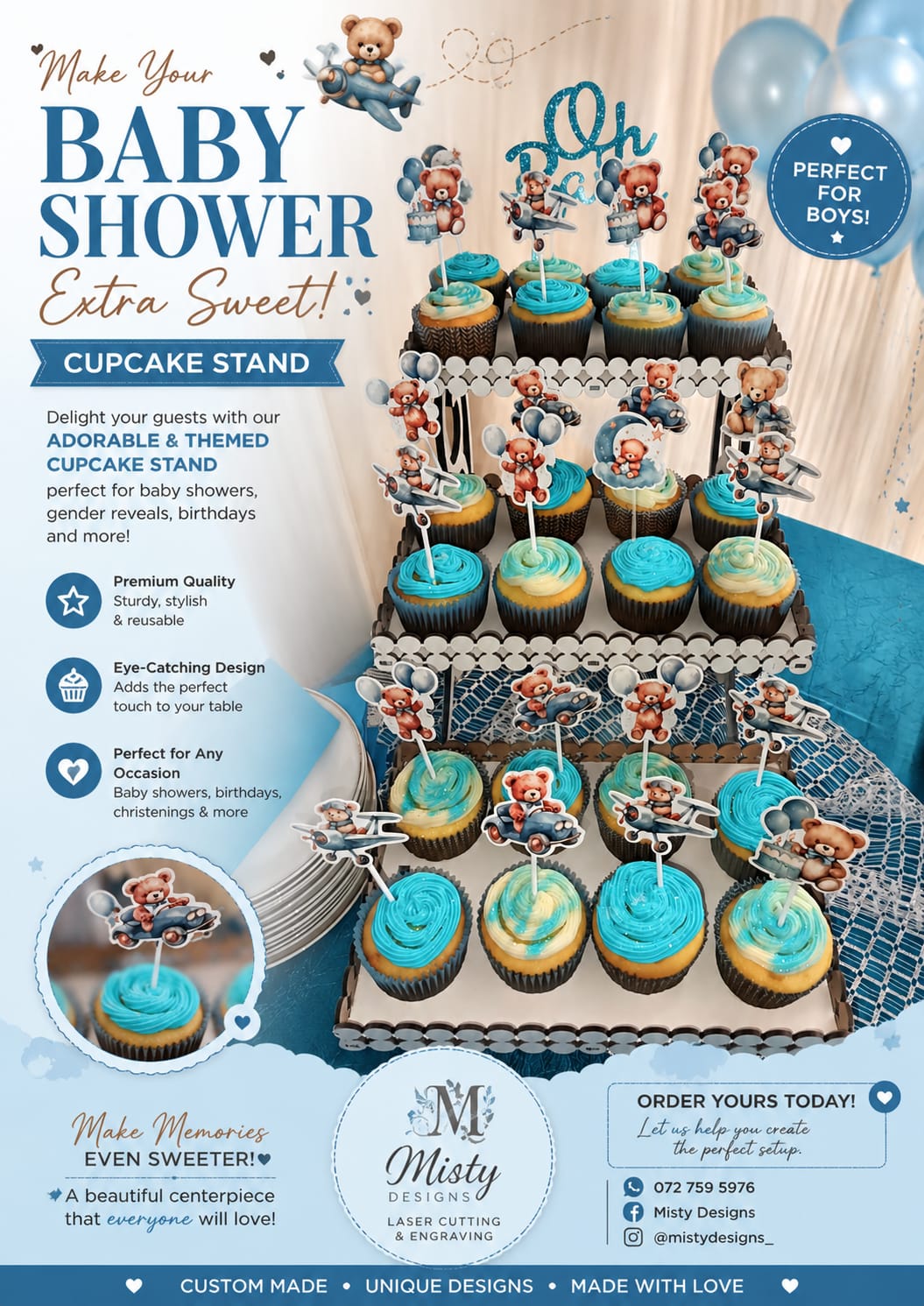 Fancy Cupcake Desert Stand