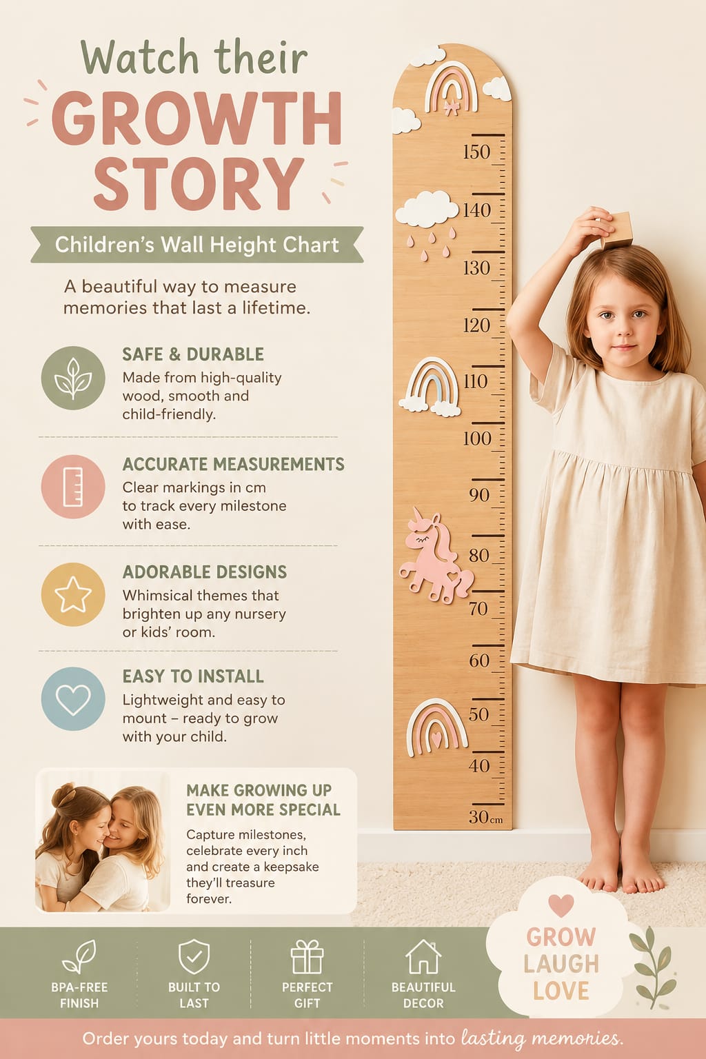 Growth Chart unicorn